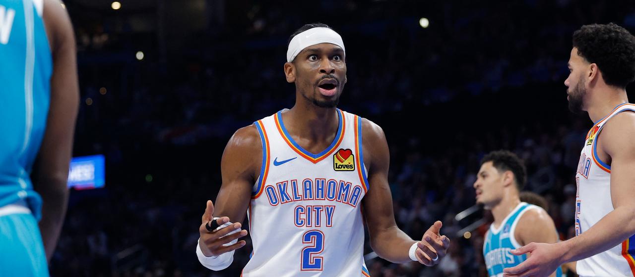 Oklahoma City Thunder's Shai Gilgeous-Alexander shocked after foul decision