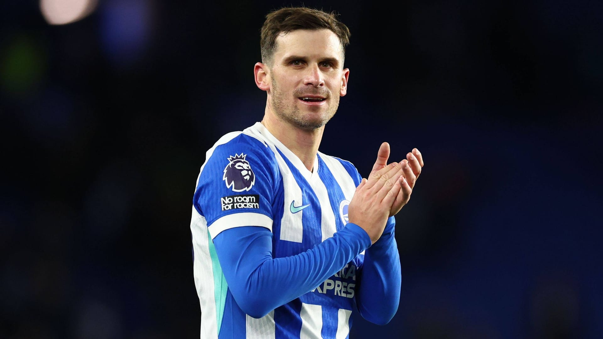 Pascal Groß: The midfielder was back on the pitch for Brightin & Hove after his move.
