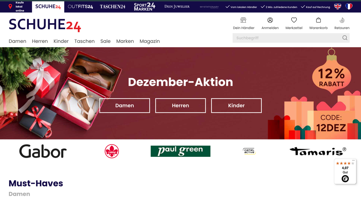 Dominik Benner began his entry into the platform business with Schuhe24.