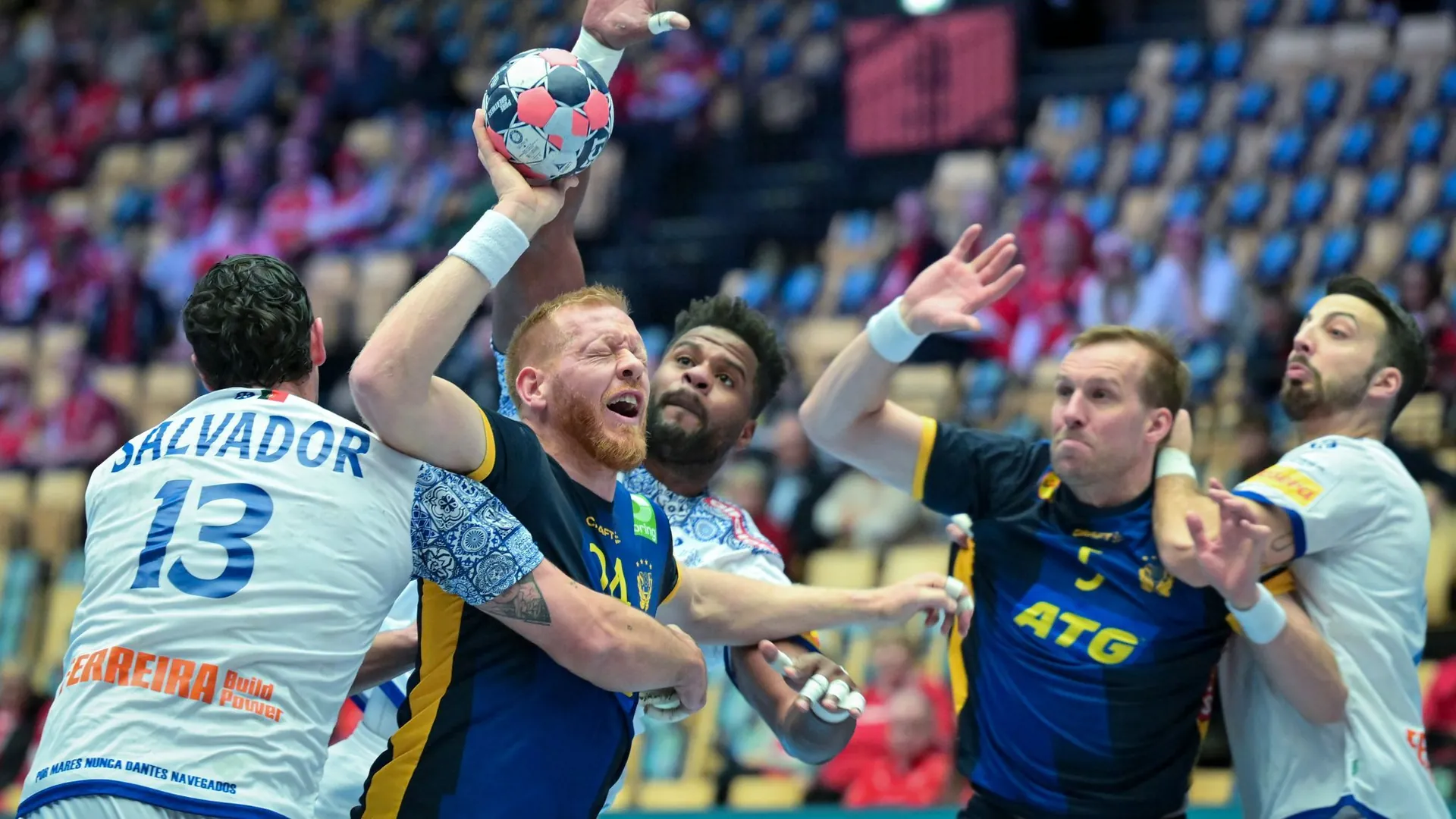 Handball: European Championship Portugal - Sweden Handball: European Championship Portugal - Sweden