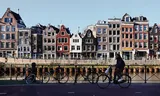 A man let his child live in his rental home (not in the photo) on an Amsterdam canal.