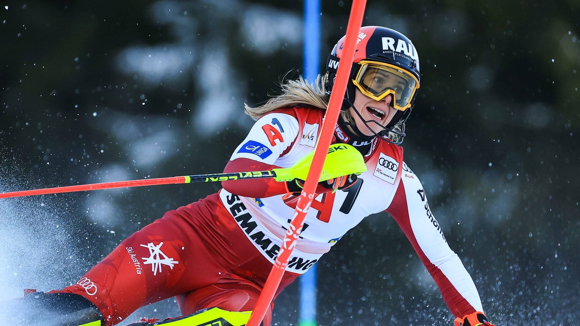 Katharina Liensberger: She suffered a setback.