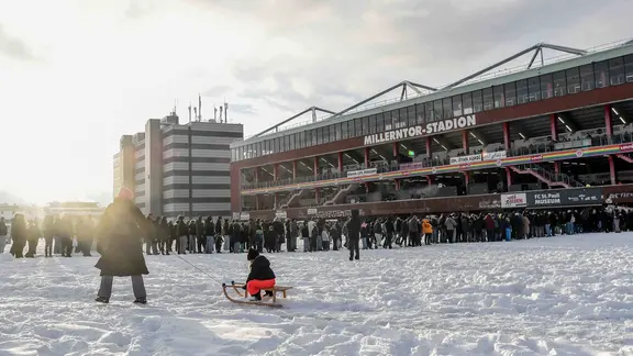Millerntor Stadium of FC St. Pauli