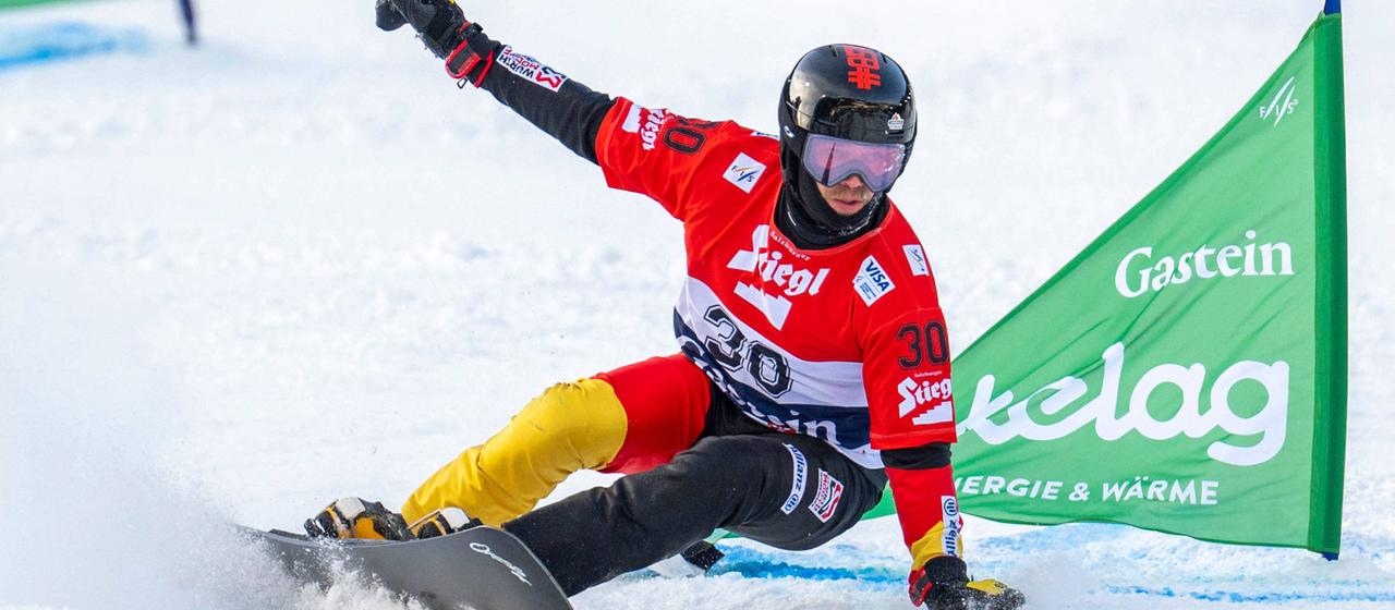 Stefan Baumeister at the parallel slalom in Bad Gastein