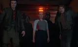 Joe Keery, Finn Wolfhard, Millie Bobby Brown, David Harbor and Charlie Heaton in the final season of 'Stranger Things'. 