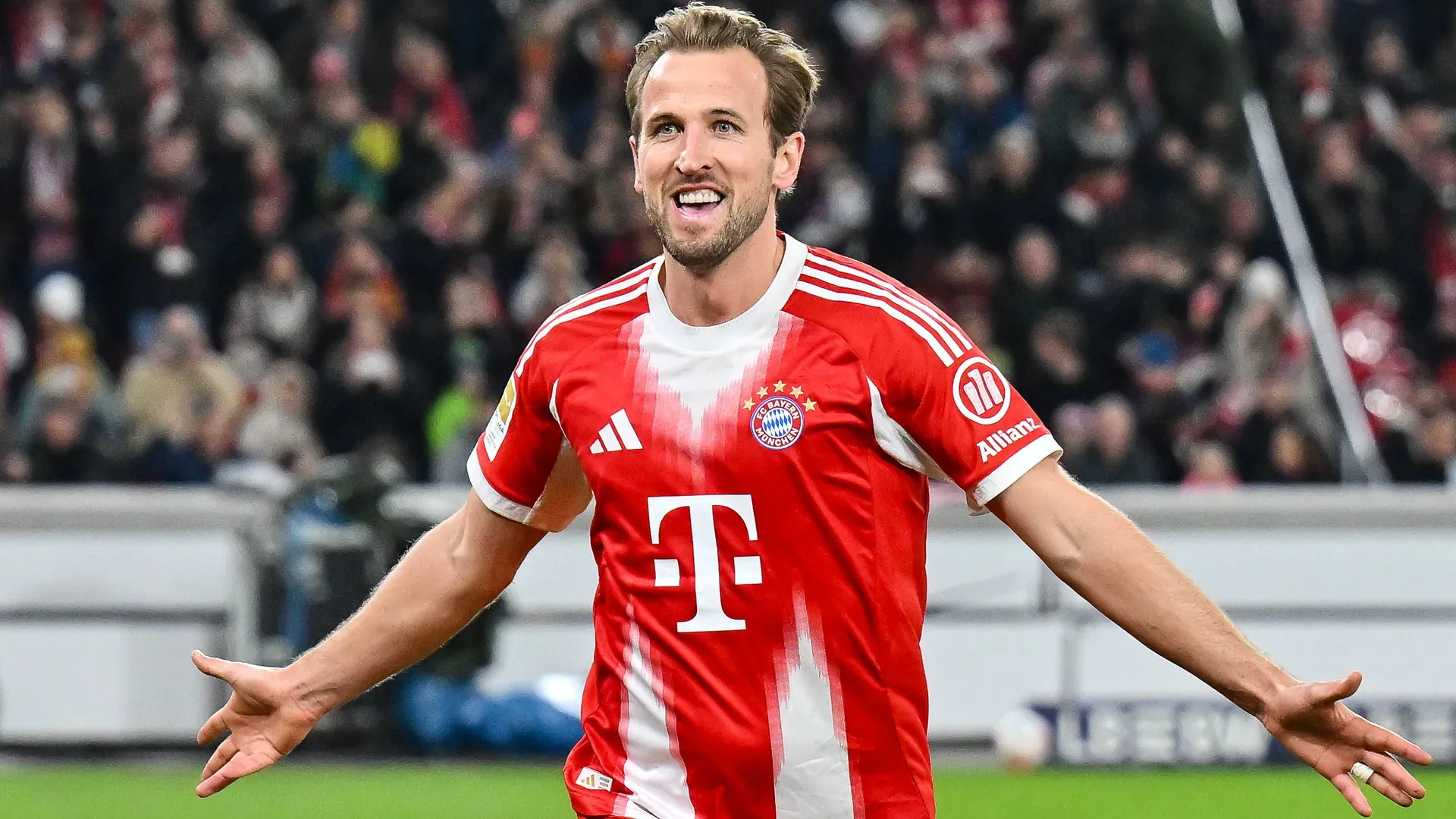 Harry Kane celebrates a goal (archive photo): The Bayern star knows - now there's schnitzel again Harry Kane celebrates a goal (archive photo): The Bayern star knows - now there's schnitzel again