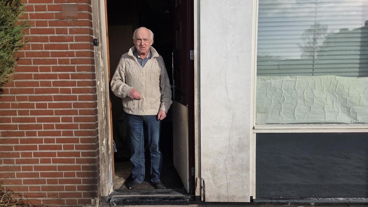Piet (90) was the first victim of the explosions, he was shocked (Photo: Noël van Hooft.)