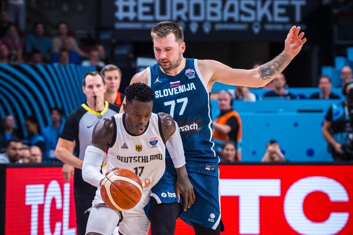 Schroder won the game against Doncic, who is going home while the German is already in the semifinals