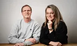 Karin Lagraauw with her husband Maarten, she shared a personal story on social media following the Adolescence series. Photo Bart Maat