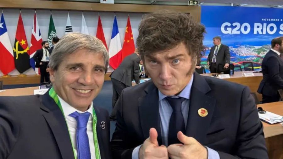 Javier Milei and Luis Caputo