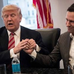 Trump and Peter Thiel | Photo: CEDOC
