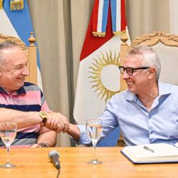 Zamora and Eduardo Accastello | Photo: CEDOC
