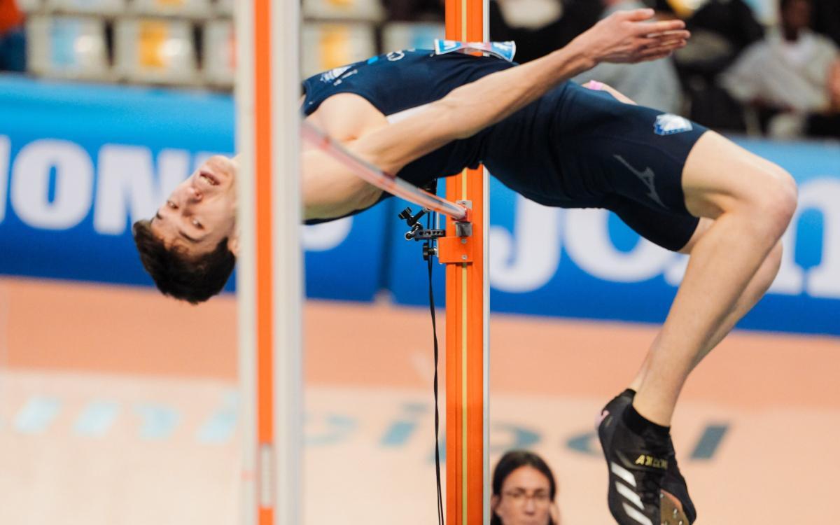Pablo Martínez won the height with 2.17 meters
