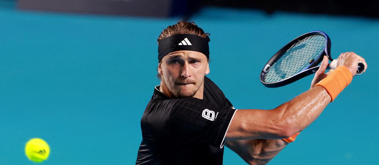 Germany's Alexander Zverev in Acapulco