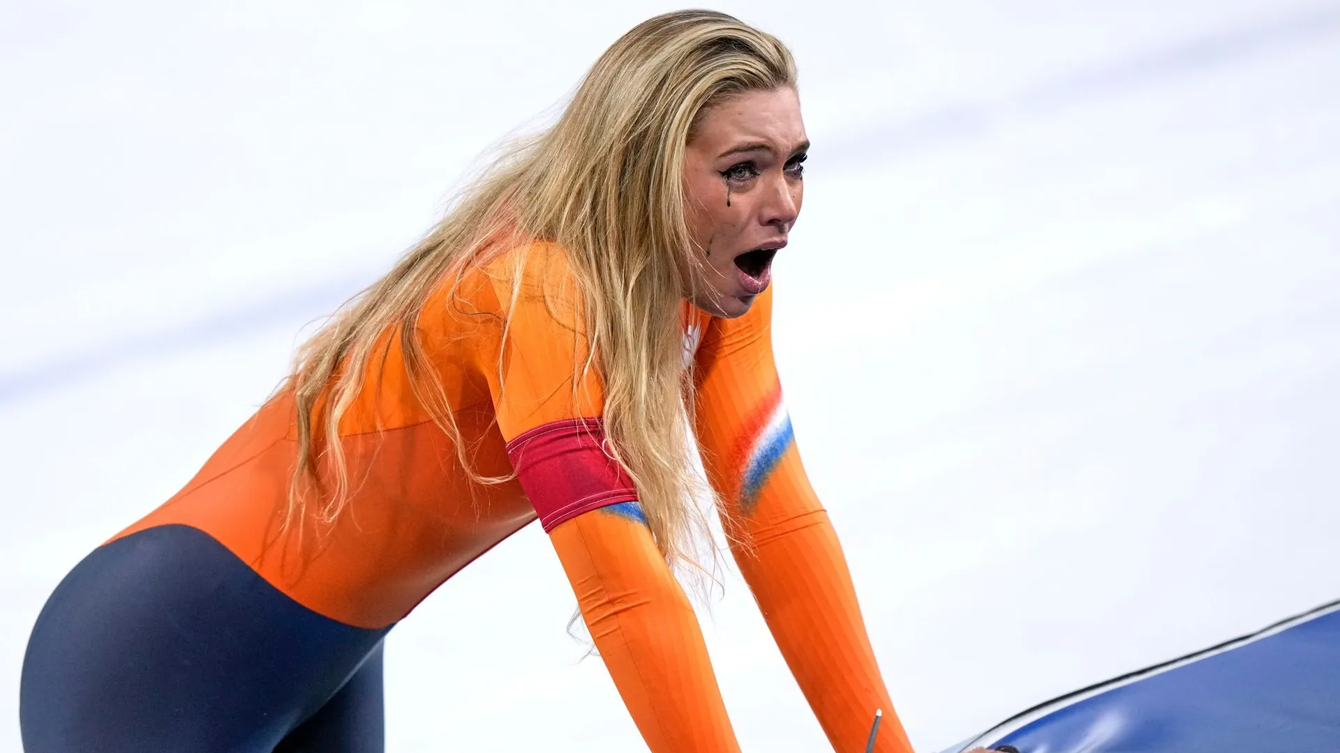 Jutta Leerdam after winning the gold medal: She was one of the most famous faces at the Olympics.