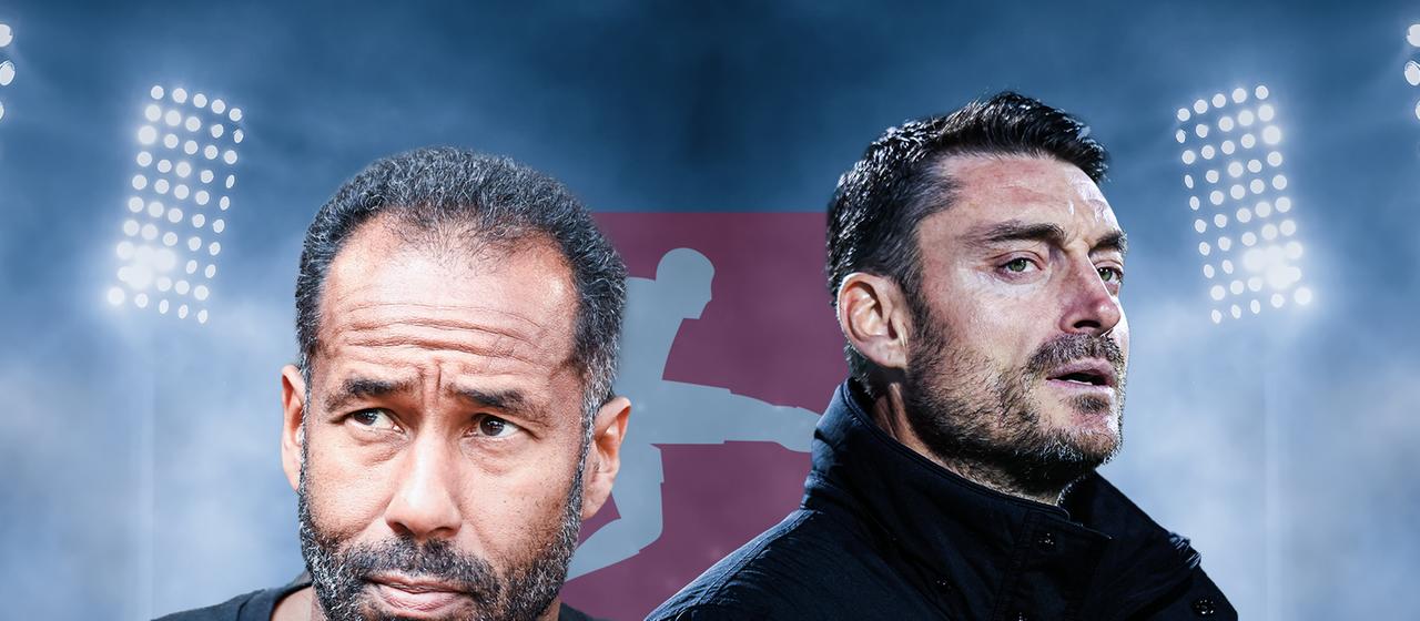 Daniel Thioune (l.) and Albert Riera are about to play their first games as Bundesliga coaches.