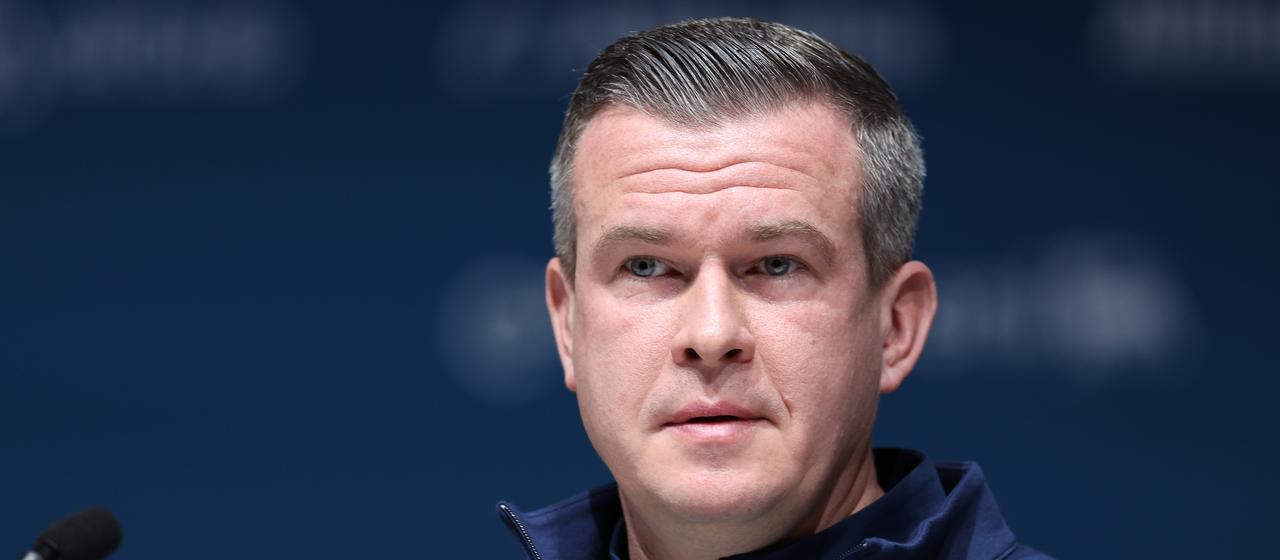 WADA boss Witold Banka at the press conference