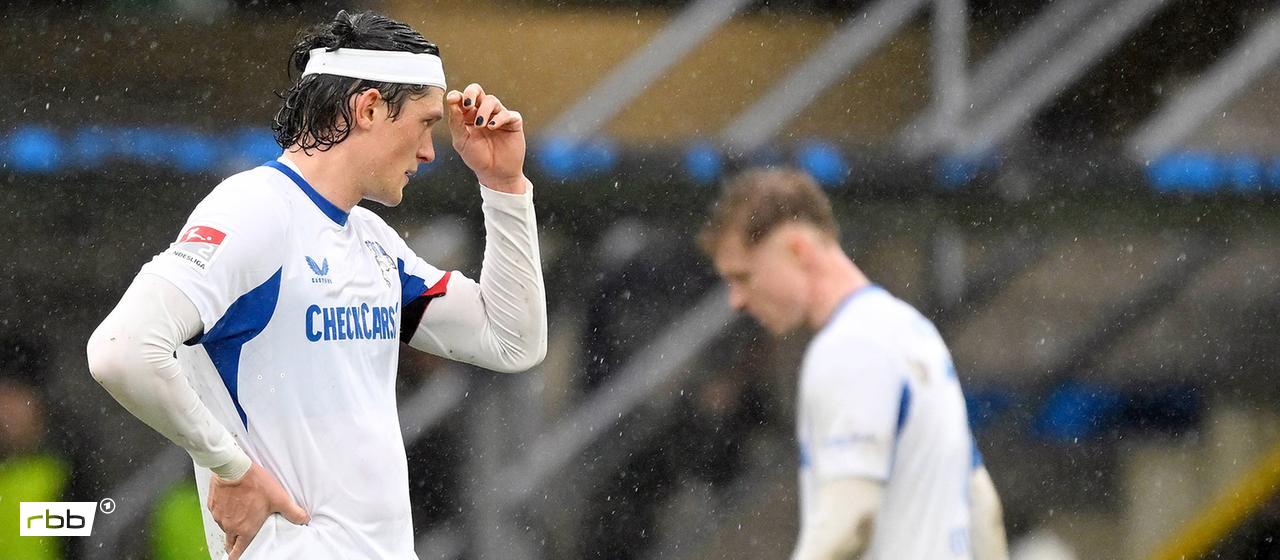 Hertha's Fabian Reese after the game in Paderborn (imago images/Ulrich Hufnagel)