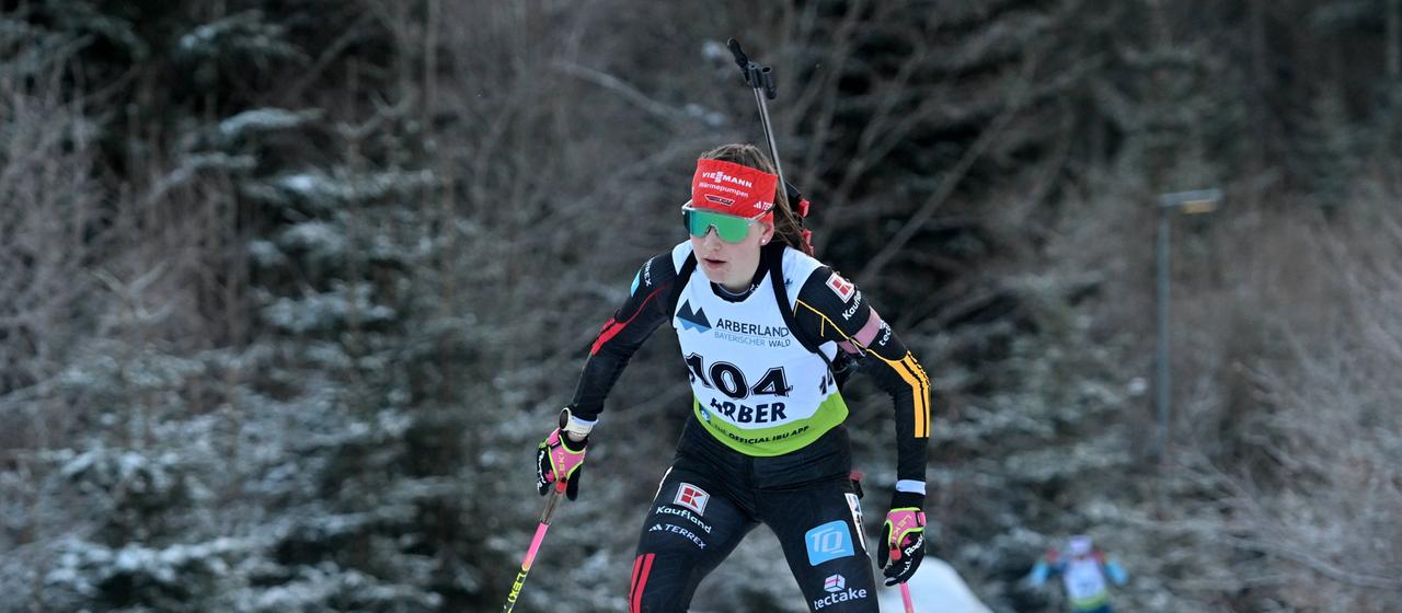 Germany's Melina Gaupp in action