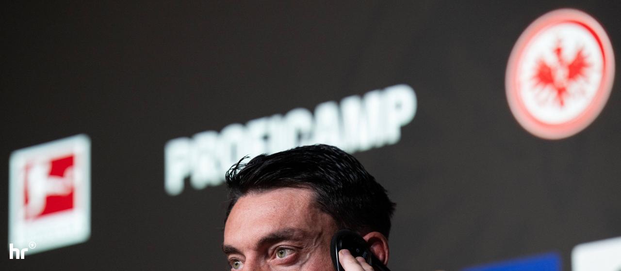 Albert Riera at his presentation at Eintracht Frankfurt