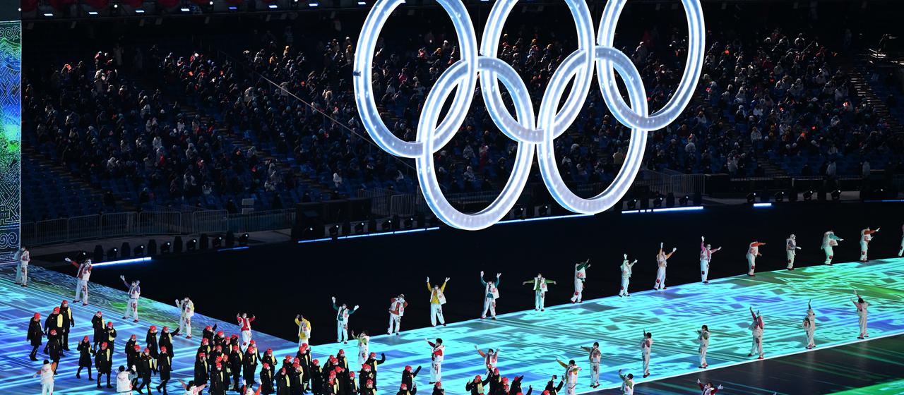 The opening ceremony of the Winter Olympics