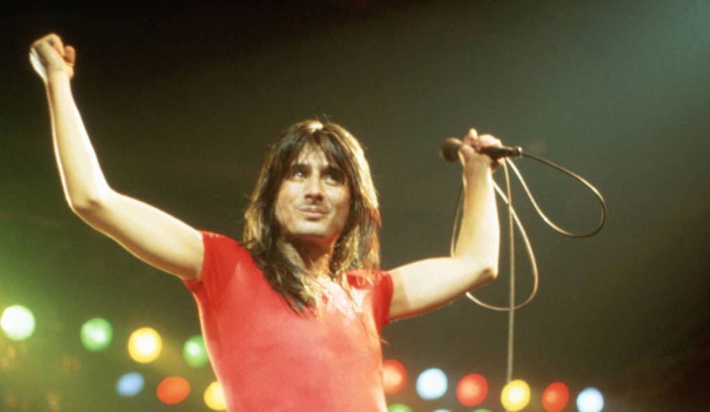 Steve Perry, here performing with his band Journey in 1980