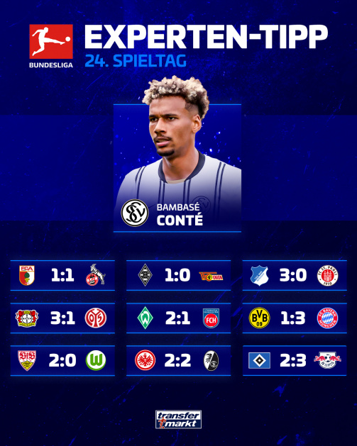 Expert tip 24th matchday