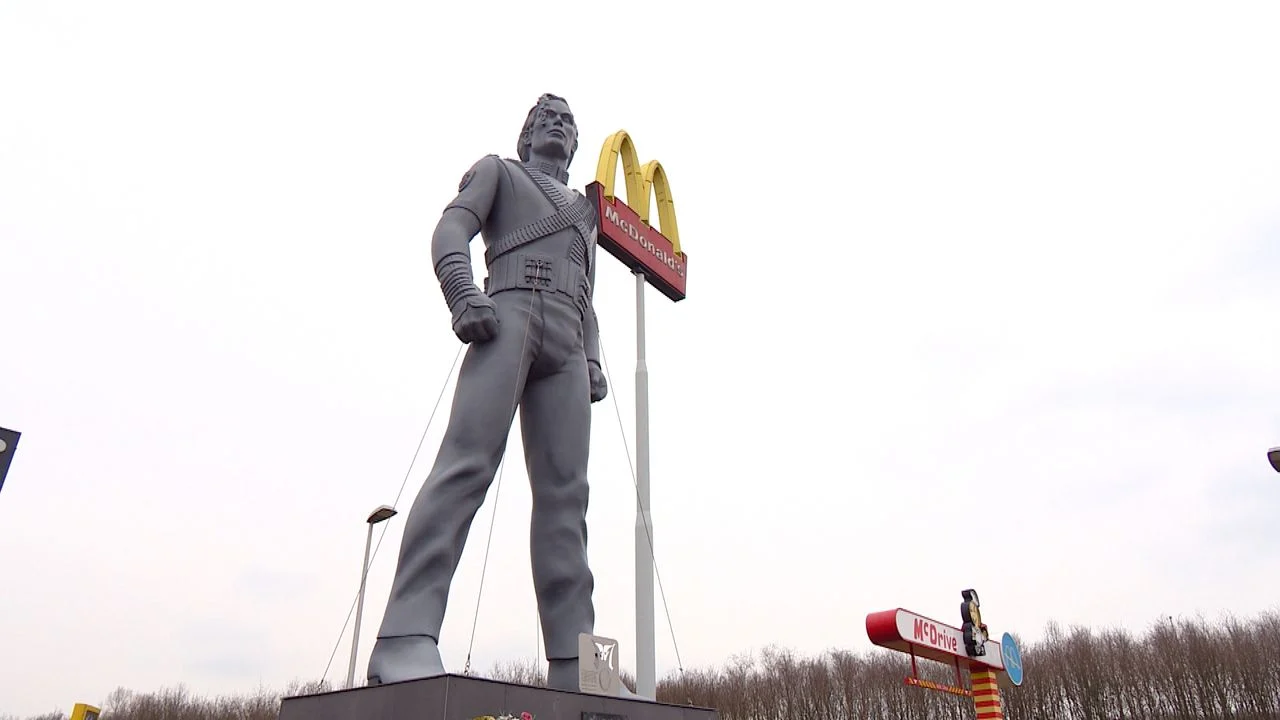 Michael Jackson looked out over the parking lot for more than twenty years