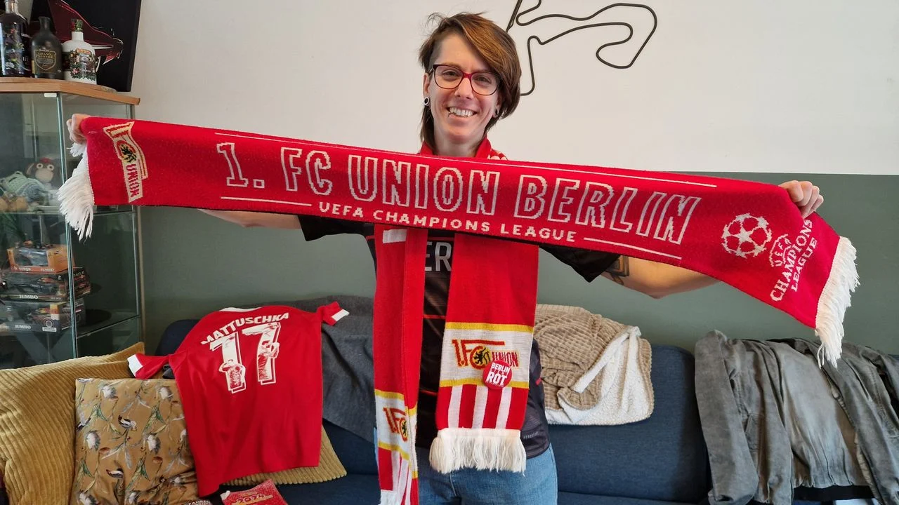 Marieke is a big fan of the German football club Union Berlin