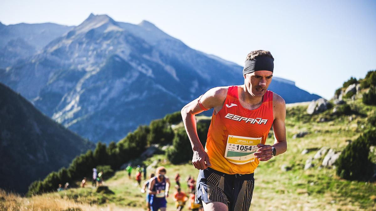Alain Santamaría, the best Spaniard in the Uphill of the Canfranc World Cups