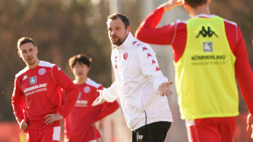 Bo Svensson in 2022 during his time at Mainz 05. Bo Svensson in 2022 during his time at Mainz 05.