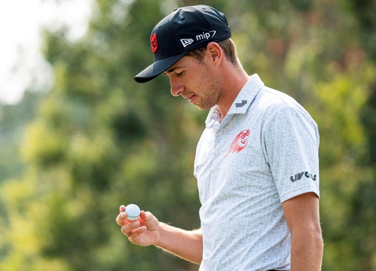 David Puig placed in the Top 10 at the start of the LIV Golf in Hong Kong