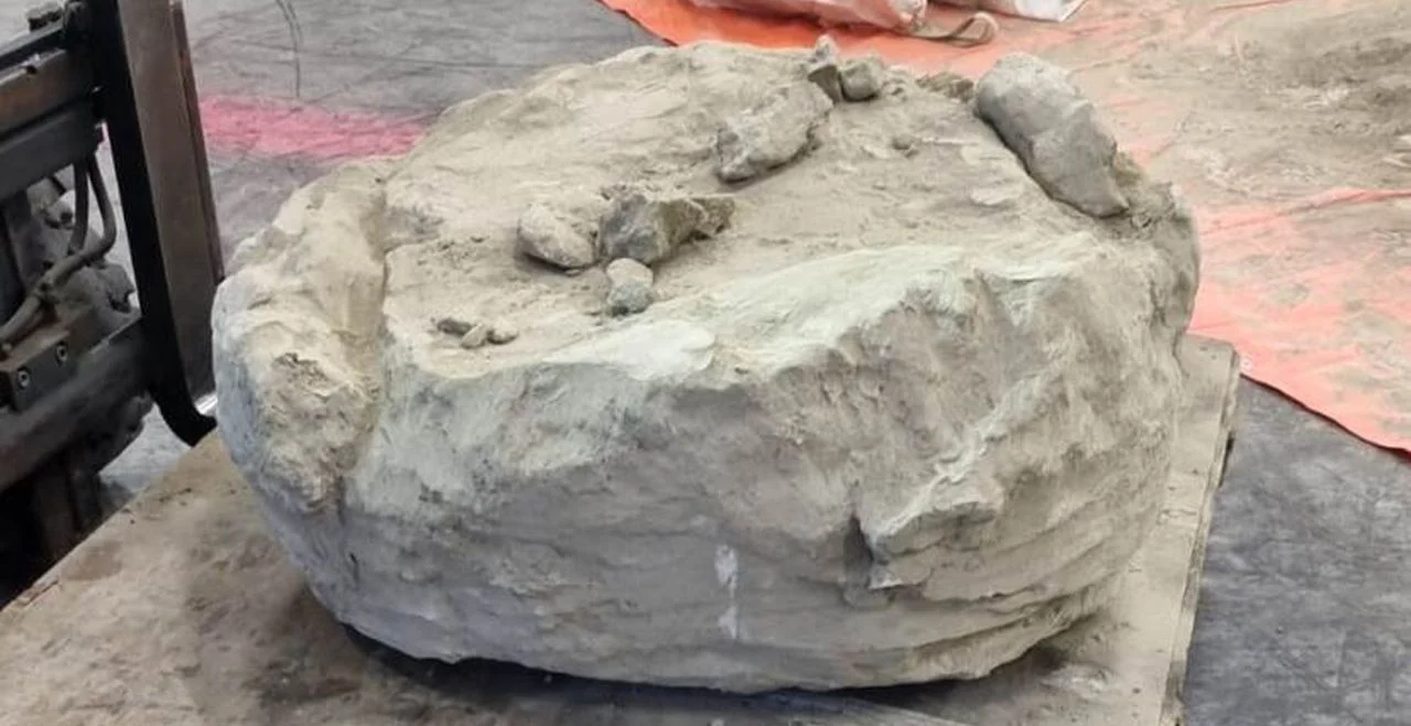 The Mexican sand in which the methamphetamine was hidden (photo: Public Prosecution Service).