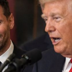Messi With Trump | Photo:AFP