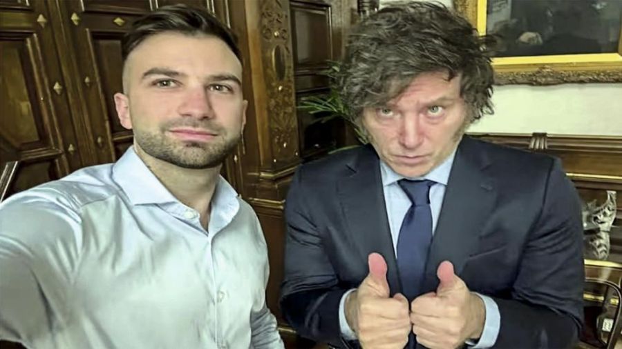Javier Milei and Mauricio Novelli