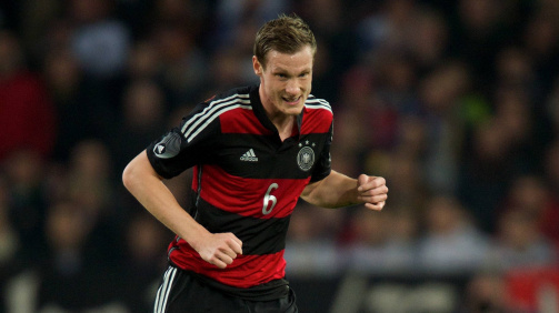 Marcell Jansen in his last DFB appearance in 2014