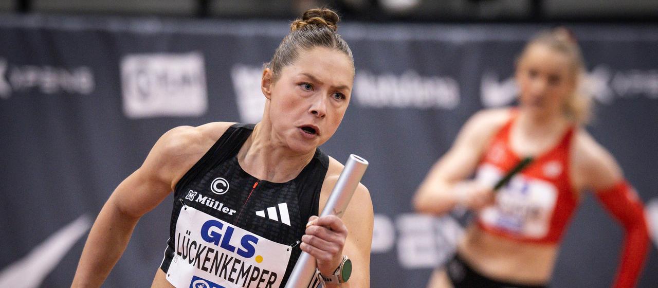 Sprinter Gina Brückenkemper in action