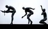 A detail of the Rotterdam Slavery Monument on the Lloydkade.