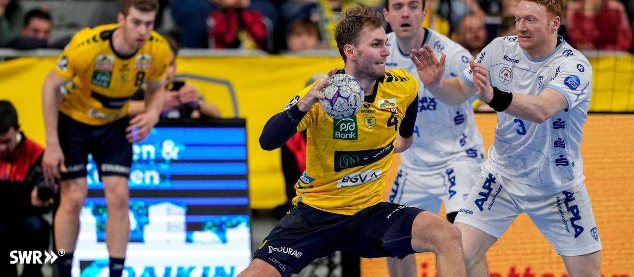 Scene from the Lions encounter on February 20th against TBV Lemgo Lippe (32:30)