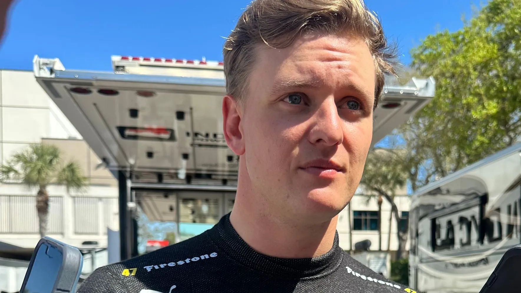 Can't be satisfied: Mick Schumacher after his IndyCar debut. Can't be satisfied: Mick Schumacher after his IndyCar debut.