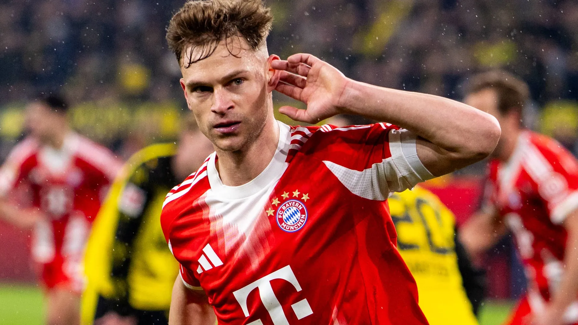 Joshua Kimmich: He shot the German record champions to victory. Joshua Kimmich: He shot the German record champions to victory.