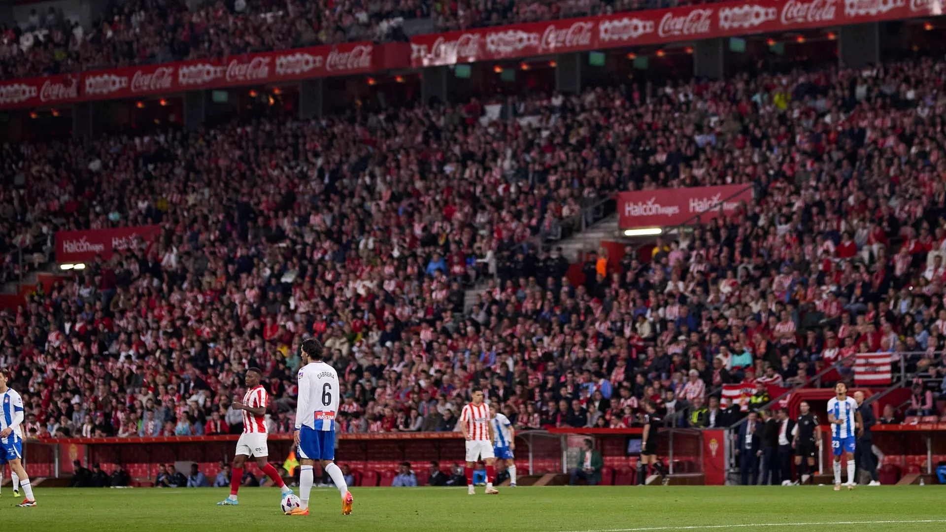 The El Molinón: A tragic event occurred here on Sunday. The El Molinón: A tragic event occurred here on Sunday.