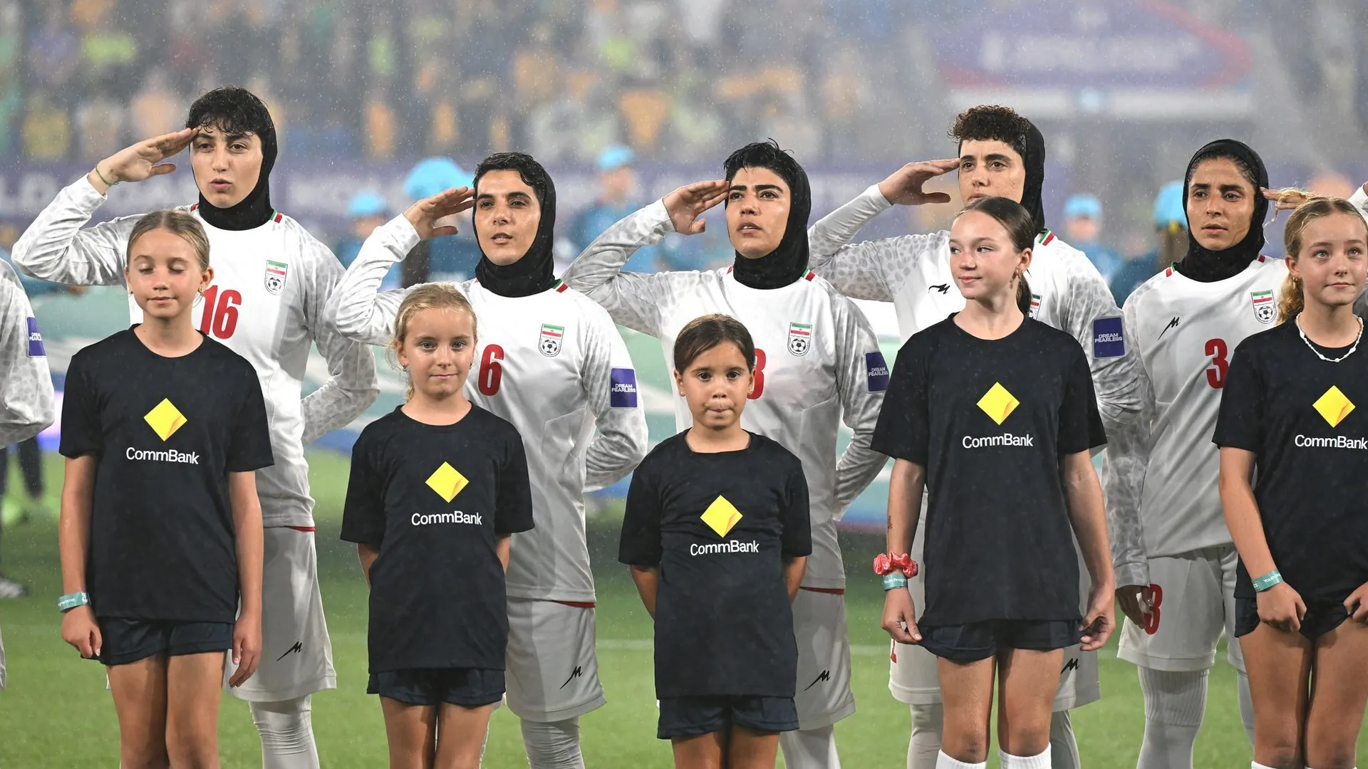 Iranian team at the Women's Asian Football Championship Iranian team at the Women's Asian Football Championship