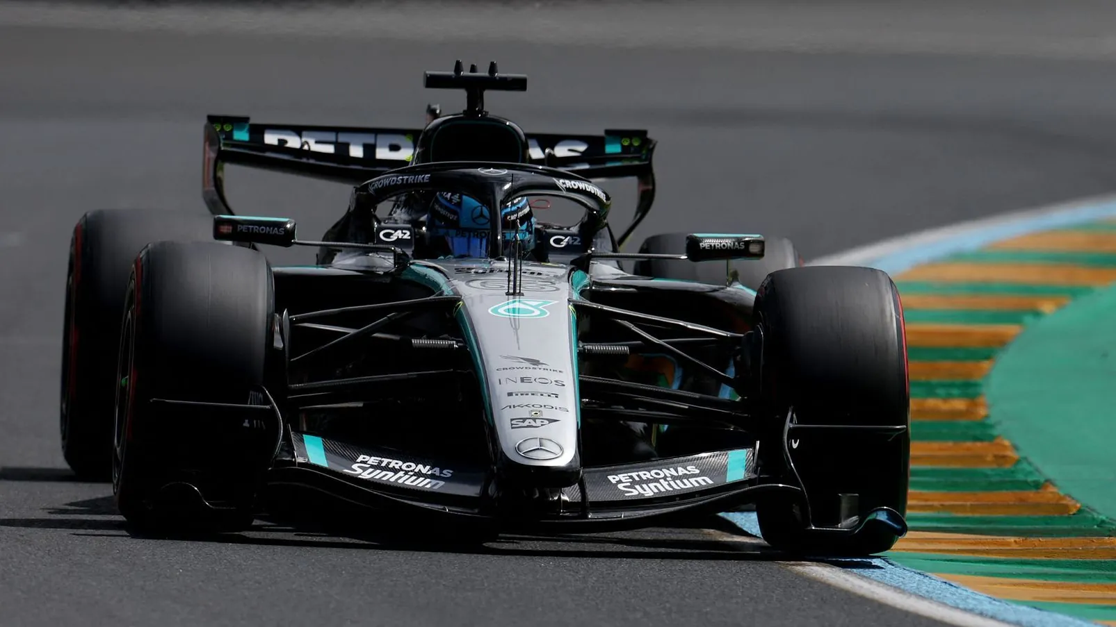 George Russell: The Mercedes driver was the fastest in Australia.