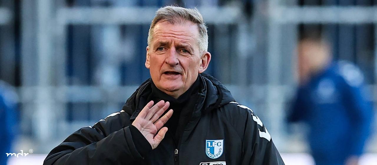 Coach Petrik Sander (1. FC Magdeburg)