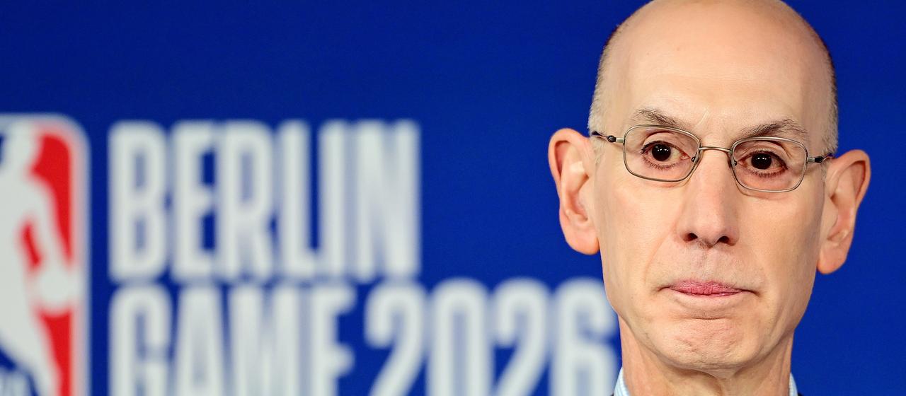 NBA Commissioner Adam Silver at the European guest game in Berlin