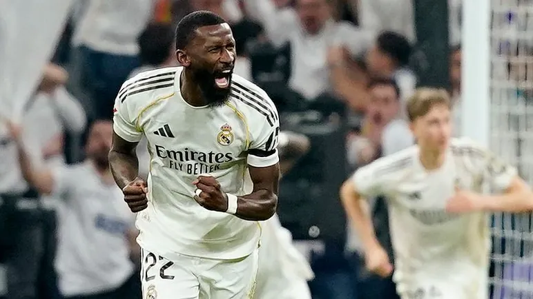 Antonio Rüdiger: The central defender had reason to be happy with Real Madrid on Sunday evening. Antonio Rüdiger: The central defender had reason to be happy with Real Madrid on Sunday evening.