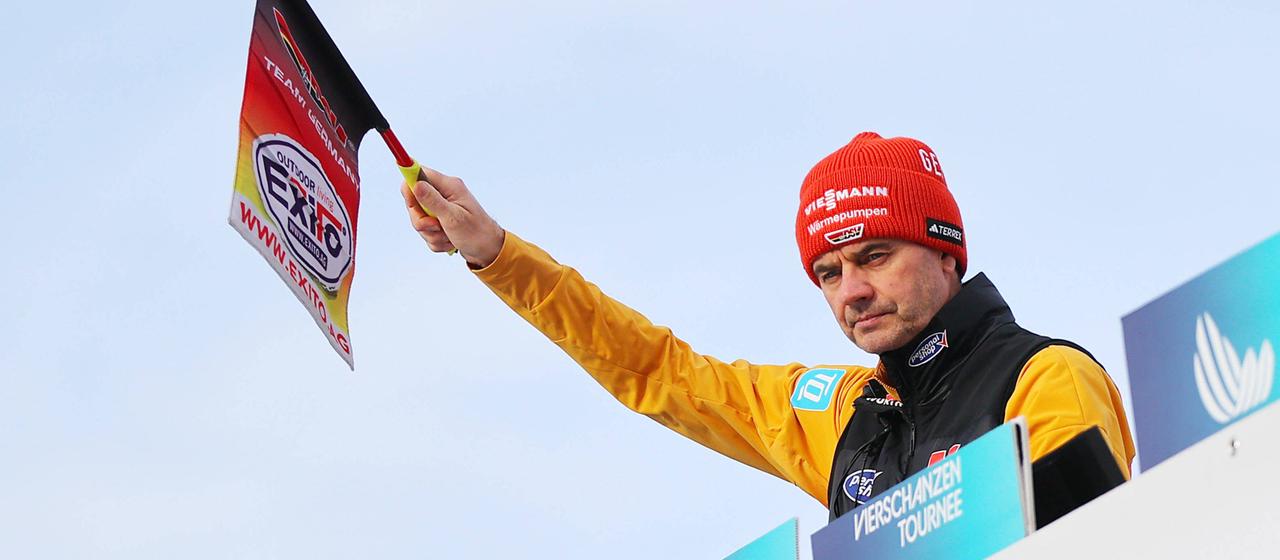 The national ski jumping coach Stefan Horngacher