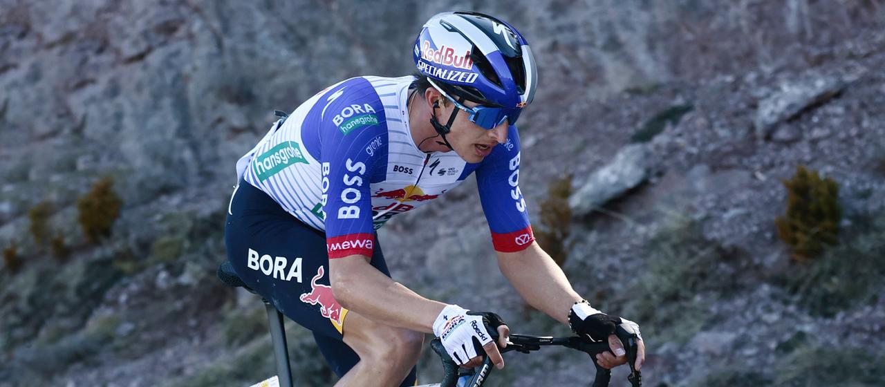 Florian Lipowitz during the 6th stage of the Tour of Catalonia