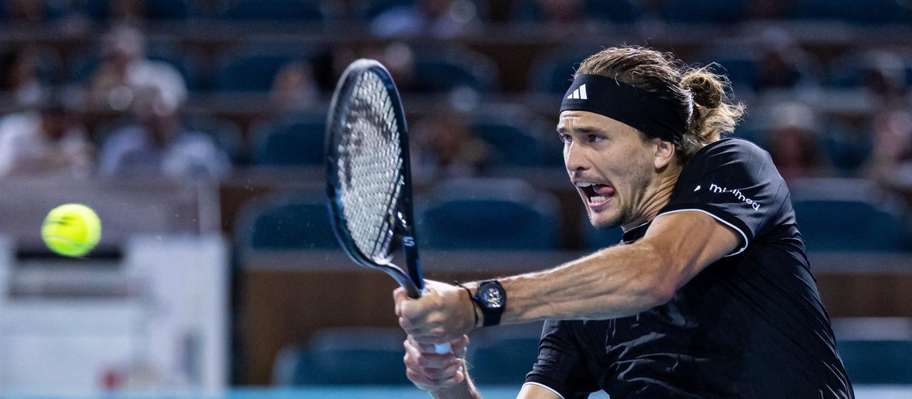 Zverev in the win against the Argentinian Cerundolo